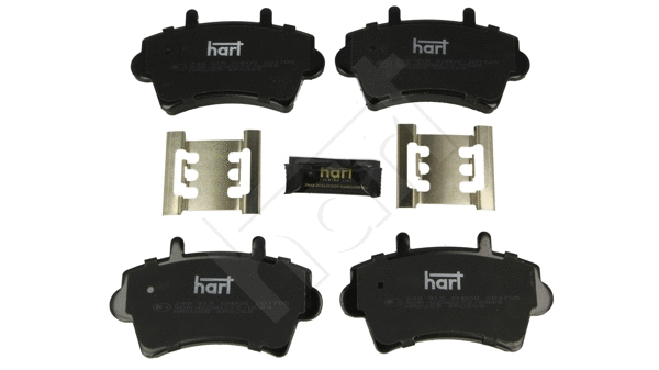 248 915 Hart Комплект тормозных колодок, дисковый тормоз (фото 2)