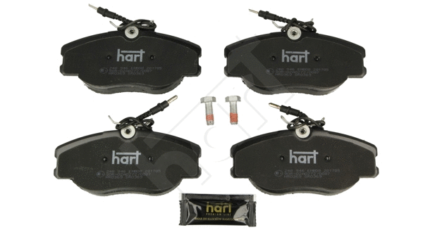 248 946 Hart Комплект тормозных колодок, дисковый тормоз (фото 2)