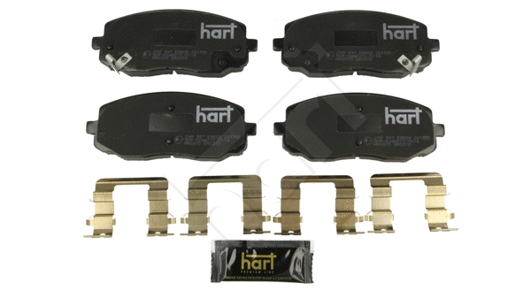 248 947 Hart Комплект тормозных колодок, дисковый тормоз (фото 2)