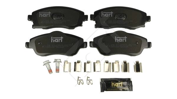 248 971 Hart Комплект тормозных колодок, дисковый тормоз (фото 2)