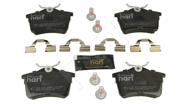 249 009 Hart Комплект тормозных колодок, дисковый тормоз (фото 2)
