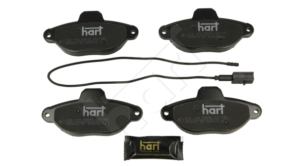 249 149 Hart Комплект тормозных колодок, дисковый тормоз (фото 1)