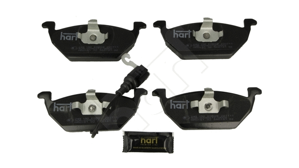 249 150 Hart Комплект тормозных колодок, дисковый тормоз (фото 2)