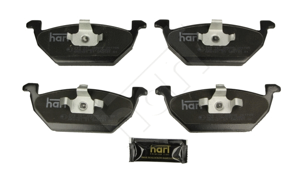 249 157 Hart Комплект тормозных колодок, дисковый тормоз (фото 2)