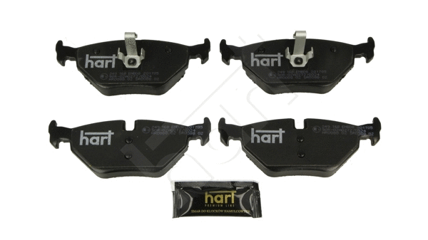 249 168 Hart Комплект тормозных колодок, дисковый тормоз (фото 2)