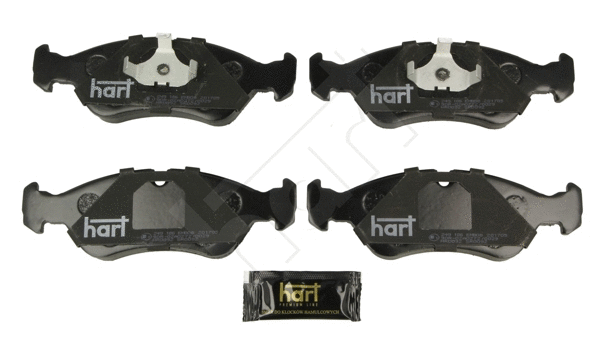 249 186 Hart Комплект тормозных колодок, дисковый тормоз (фото 2)