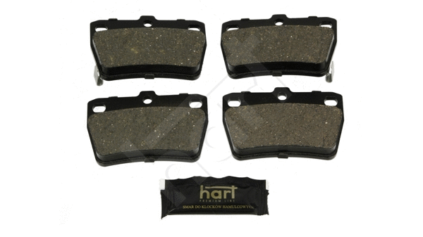 252 301 Hart Комплект тормозных колодок, дисковый тормоз (фото 1)