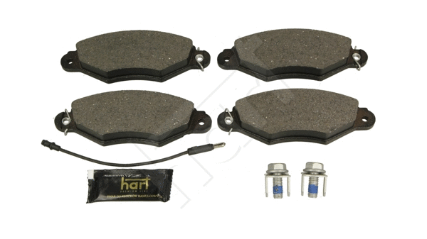 252 319 Hart Комплект тормозных колодок, дисковый тормоз (фото 1)
