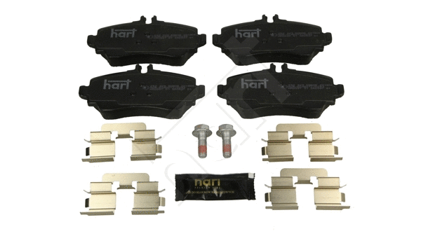 252 329 Hart Комплект тормозных колодок, дисковый тормоз (фото 2)