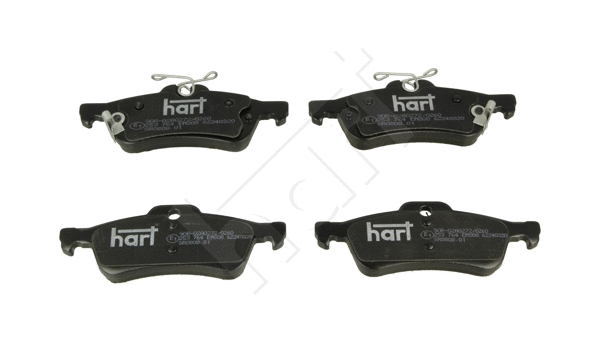 253 764 Hart Комплект тормозных колодок, дисковый тормоз (фото 1)