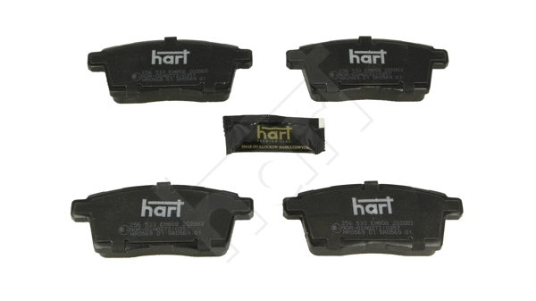 256 533 Hart Комплект тормозных колодок, дисковый тормоз (фото 1)