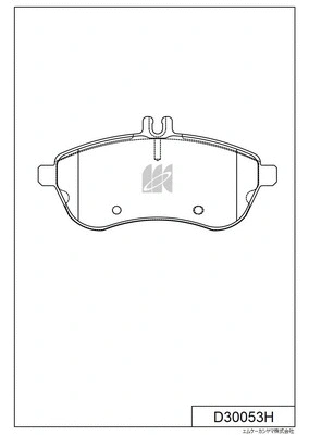 D30053H MK KASHIYAMA Комплект тормозных колодок, дисковый тормоз (фото 1)