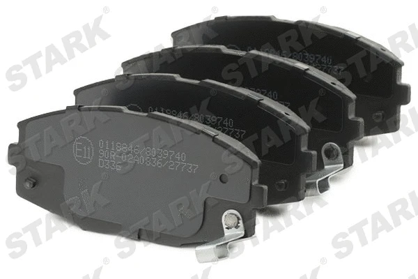 SKBP-0011467 Stark Комплект тормозных колодок, дисковый тормоз (фото 3)