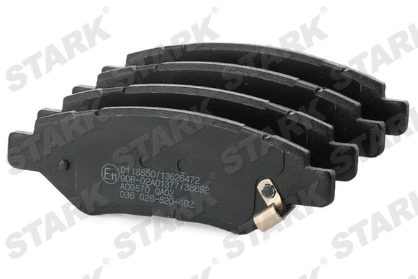 SKBP-0011907 Stark Комплект тормозных колодок, дисковый тормоз (фото 1)