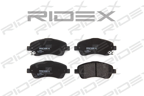 402B0015 RIDEX Комплект тормозных колодок, дисковый тормоз (фото 2)