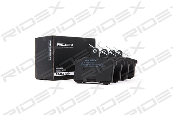 402B0021 RIDEX Комплект тормозных колодок, дисковый тормоз (фото 1)