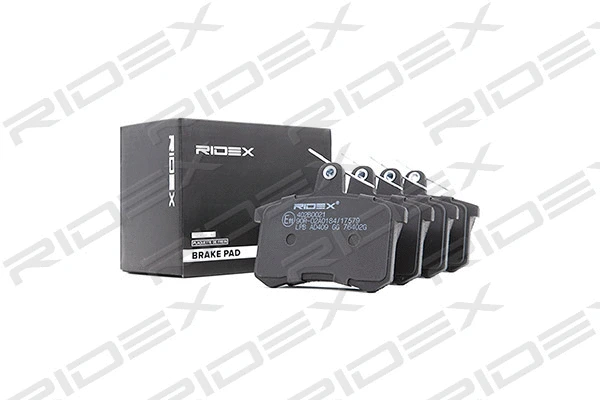 402B0021 RIDEX Комплект тормозных колодок, дисковый тормоз (фото 3)