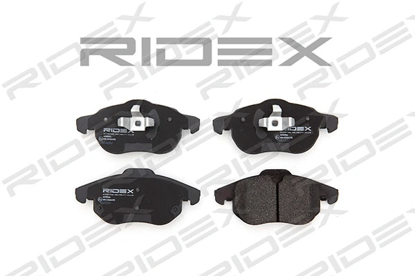 402B0044 RIDEX Комплект тормозных колодок, дисковый тормоз (фото 2)