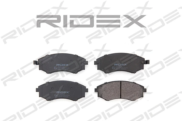 402B0048 RIDEX Комплект тормозных колодок, дисковый тормоз (фото 4)