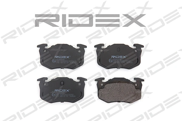 402B0050 RIDEX Комплект тормозных колодок, дисковый тормоз (фото 2)