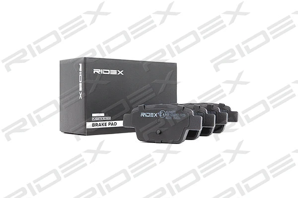 402B0055 RIDEX Комплект тормозных колодок, дисковый тормоз (фото 1)