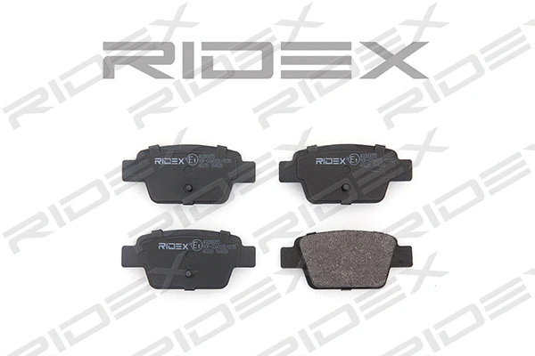 402B0055 RIDEX Комплект тормозных колодок, дисковый тормоз (фото 2)