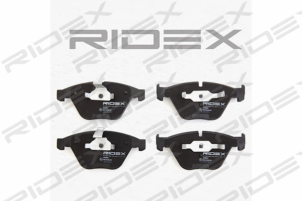 402B0061 RIDEX Комплект тормозных колодок, дисковый тормоз (фото 1)