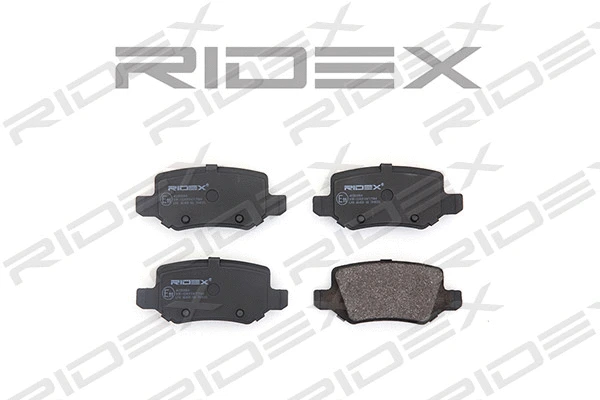 402B0064 RIDEX Комплект тормозных колодок, дисковый тормоз (фото 2)