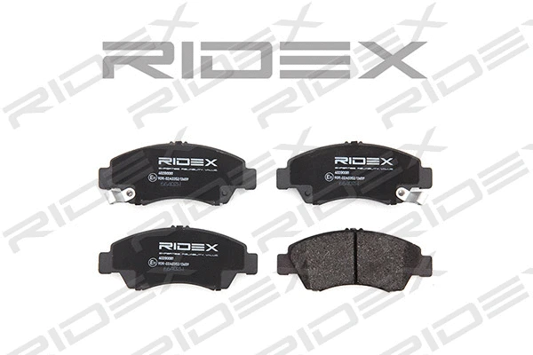 402B0081 RIDEX Комплект тормозных колодок, дисковый тормоз (фото 1)