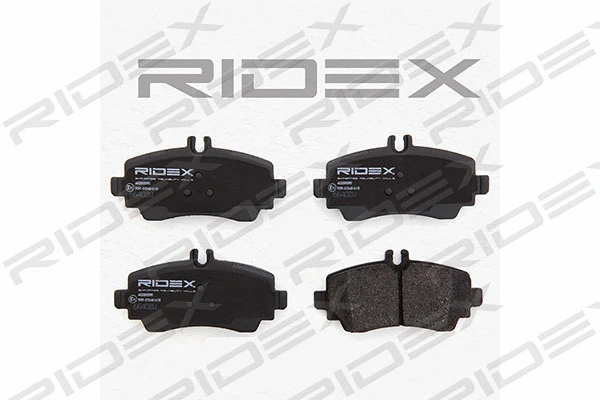 402B0090 RIDEX Комплект тормозных колодок, дисковый тормоз (фото 1)