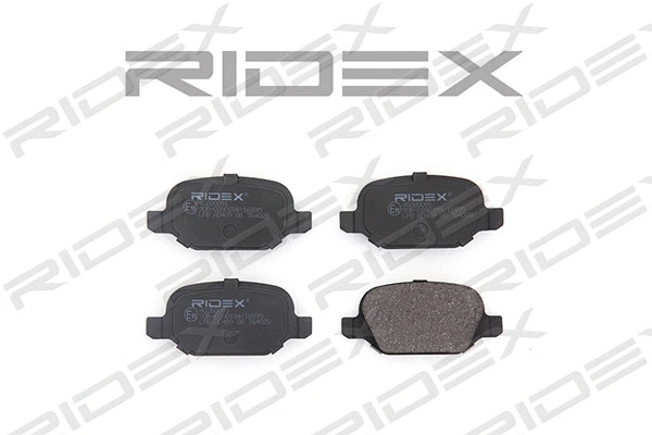 402B0091 RIDEX Комплект тормозных колодок, дисковый тормоз (фото 1)