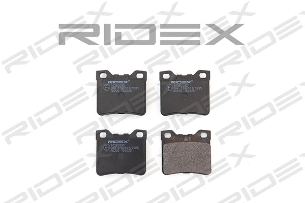 402B0095 RIDEX Комплект тормозных колодок, дисковый тормоз (фото 1)