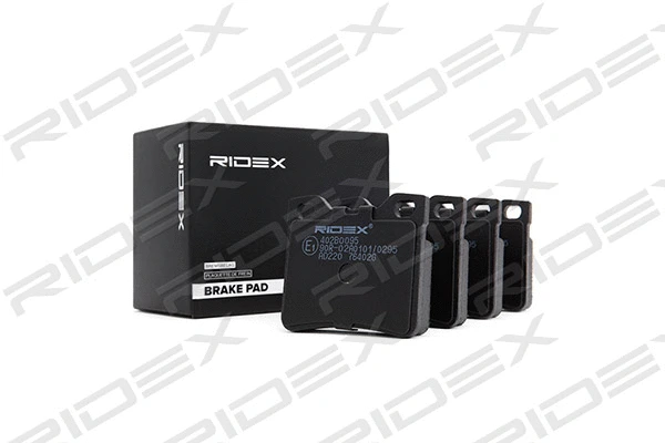 402B0095 RIDEX Комплект тормозных колодок, дисковый тормоз (фото 2)