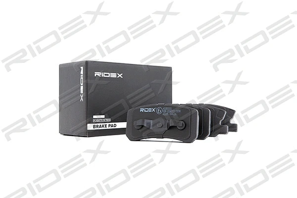 402B0101 RIDEX Комплект тормозных колодок, дисковый тормоз (фото 1)