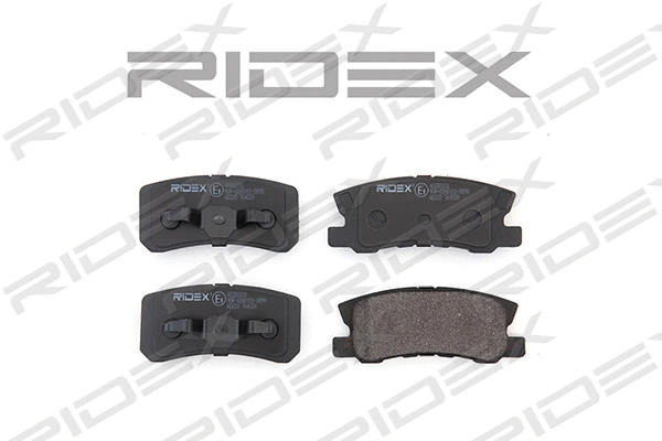 402B0101 RIDEX Комплект тормозных колодок, дисковый тормоз (фото 2)
