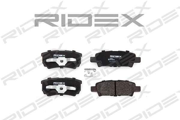 402B0106 RIDEX Комплект тормозных колодок, дисковый тормоз (фото 2)