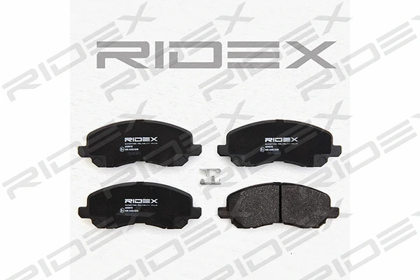 402B0112 RIDEX Комплект тормозных колодок, дисковый тормоз (фото 3)