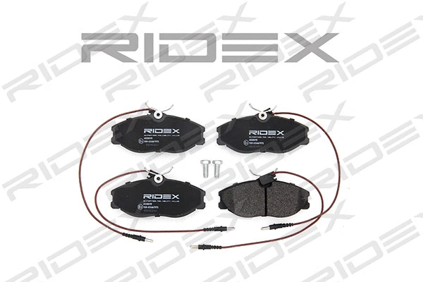 402B0115 RIDEX Комплект тормозных колодок, дисковый тормоз (фото 2)