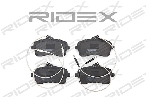 402B0123 RIDEX Комплект тормозных колодок, дисковый тормоз (фото 2)