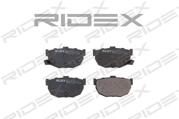 402B0148 RIDEX Комплект тормозных колодок, дисковый тормоз (фото 2)