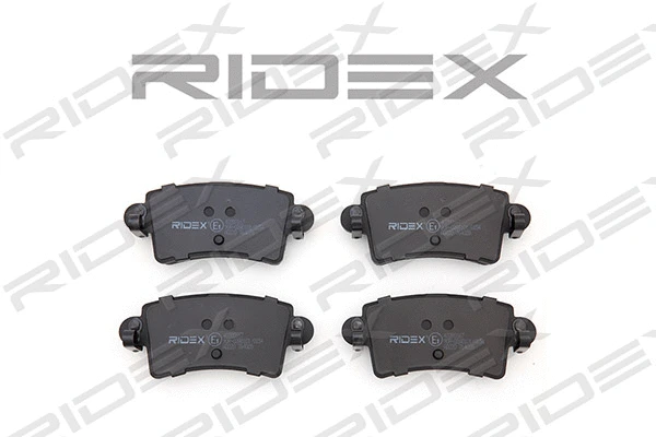 402B0167 RIDEX Комплект тормозных колодок, дисковый тормоз (фото 2)