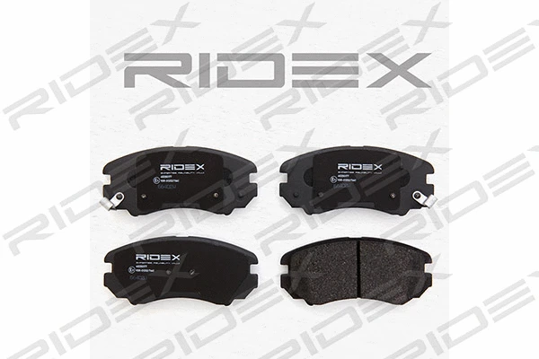 402B0177 RIDEX Комплект тормозных колодок, дисковый тормоз (фото 1)