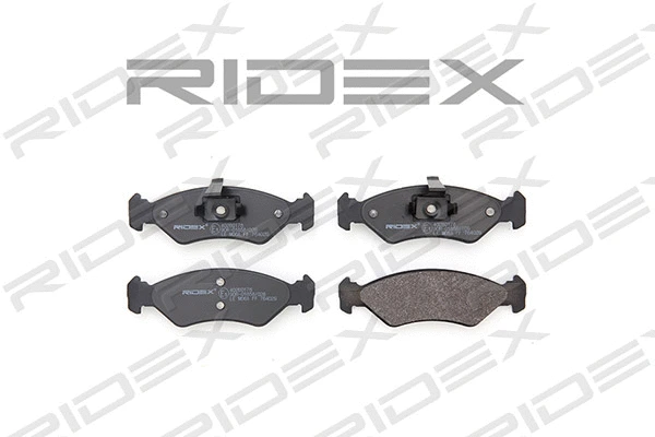402B0178 RIDEX Комплект тормозных колодок, дисковый тормоз (фото 3)