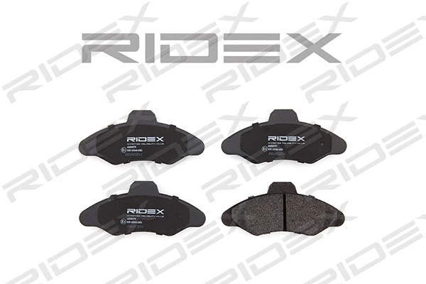 402B0179 RIDEX Комплект тормозных колодок, дисковый тормоз (фото 2)