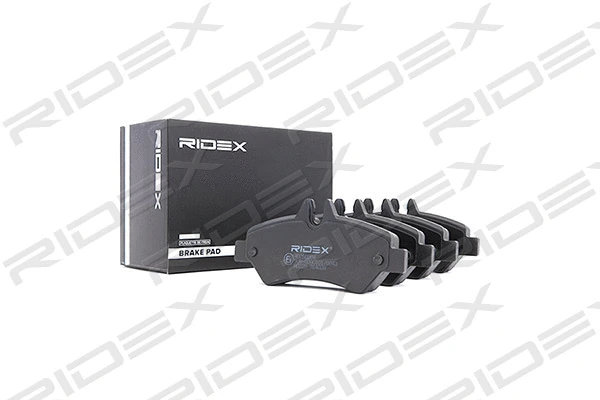 402B0204 RIDEX Комплект тормозных колодок, дисковый тормоз (фото 1)