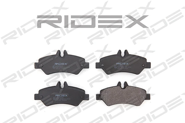 402B0204 RIDEX Комплект тормозных колодок, дисковый тормоз (фото 2)