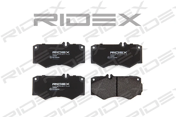 402B0207 RIDEX Комплект тормозных колодок, дисковый тормоз (фото 1)