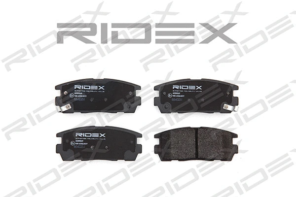 402B0269 RIDEX Комплект тормозных колодок, дисковый тормоз (фото 1)