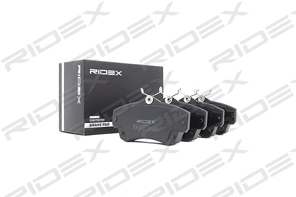 402B0286 RIDEX Комплект тормозных колодок, дисковый тормоз (фото 1)