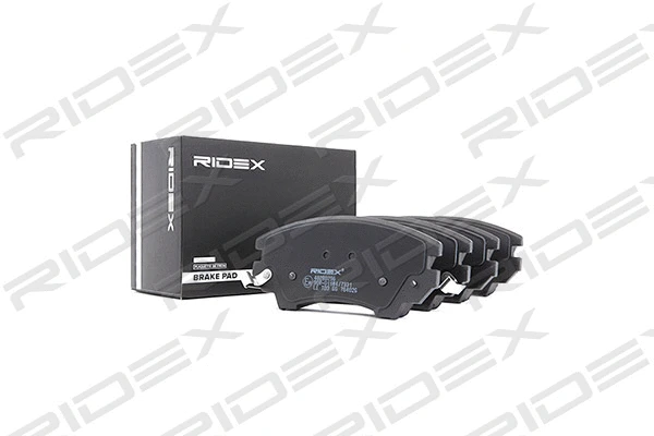 402B0296 RIDEX Комплект тормозных колодок, дисковый тормоз (фото 3)